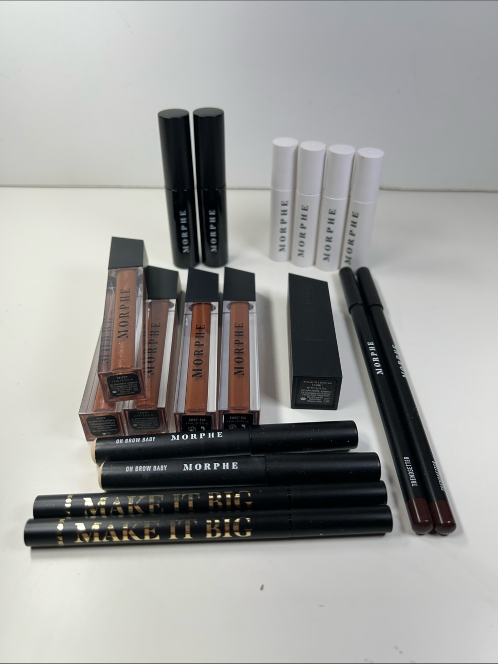 18 Piece Morphe Lip, Lash and Brow Set